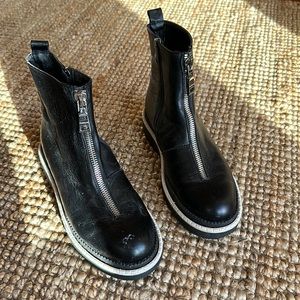 Double zipper Boots